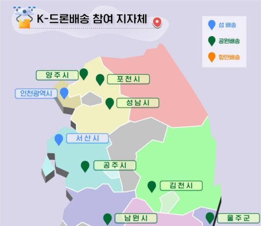 K-드론, 8월부터 본격 배송 시작…섬·공원에 생필품 배달